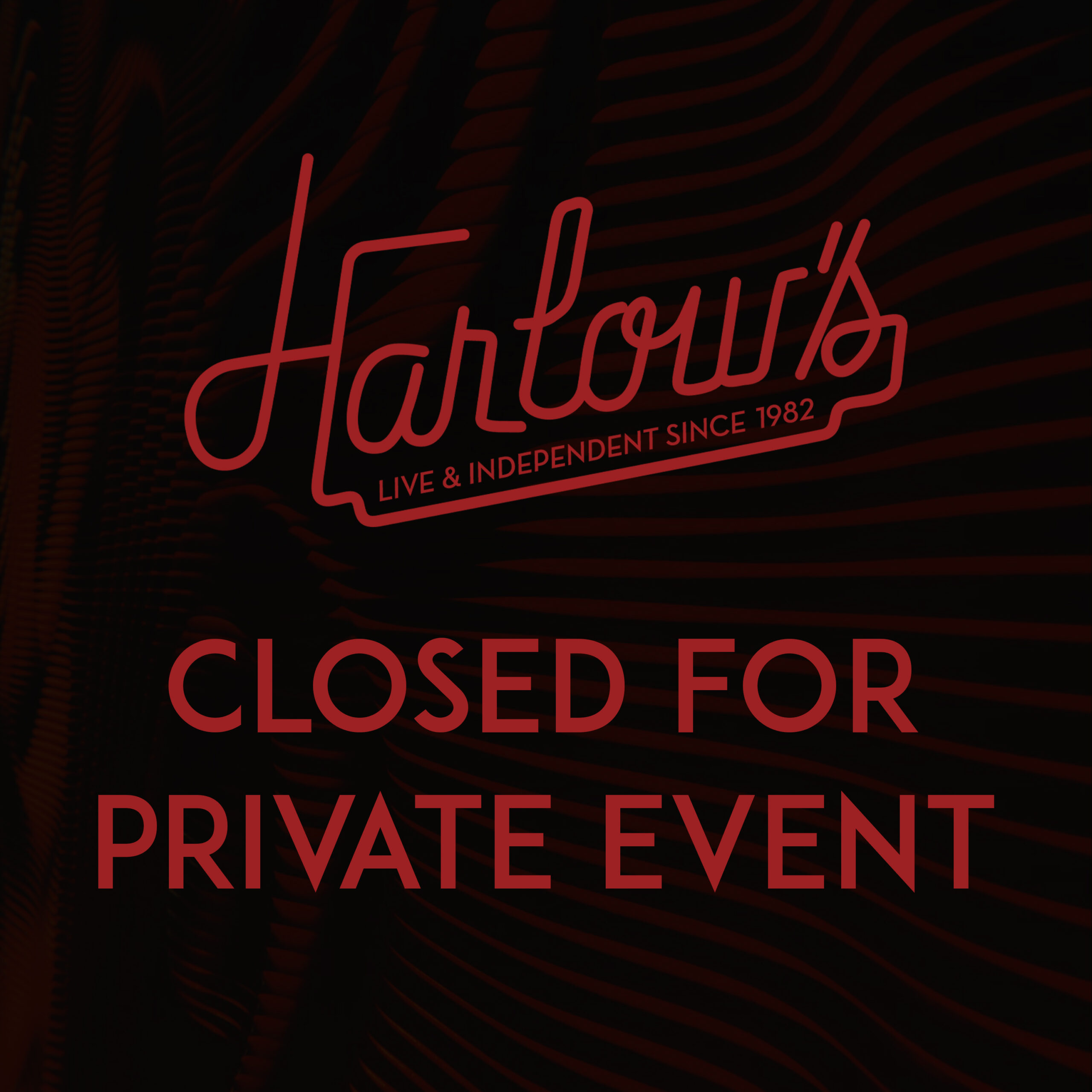 Closed for Private Event