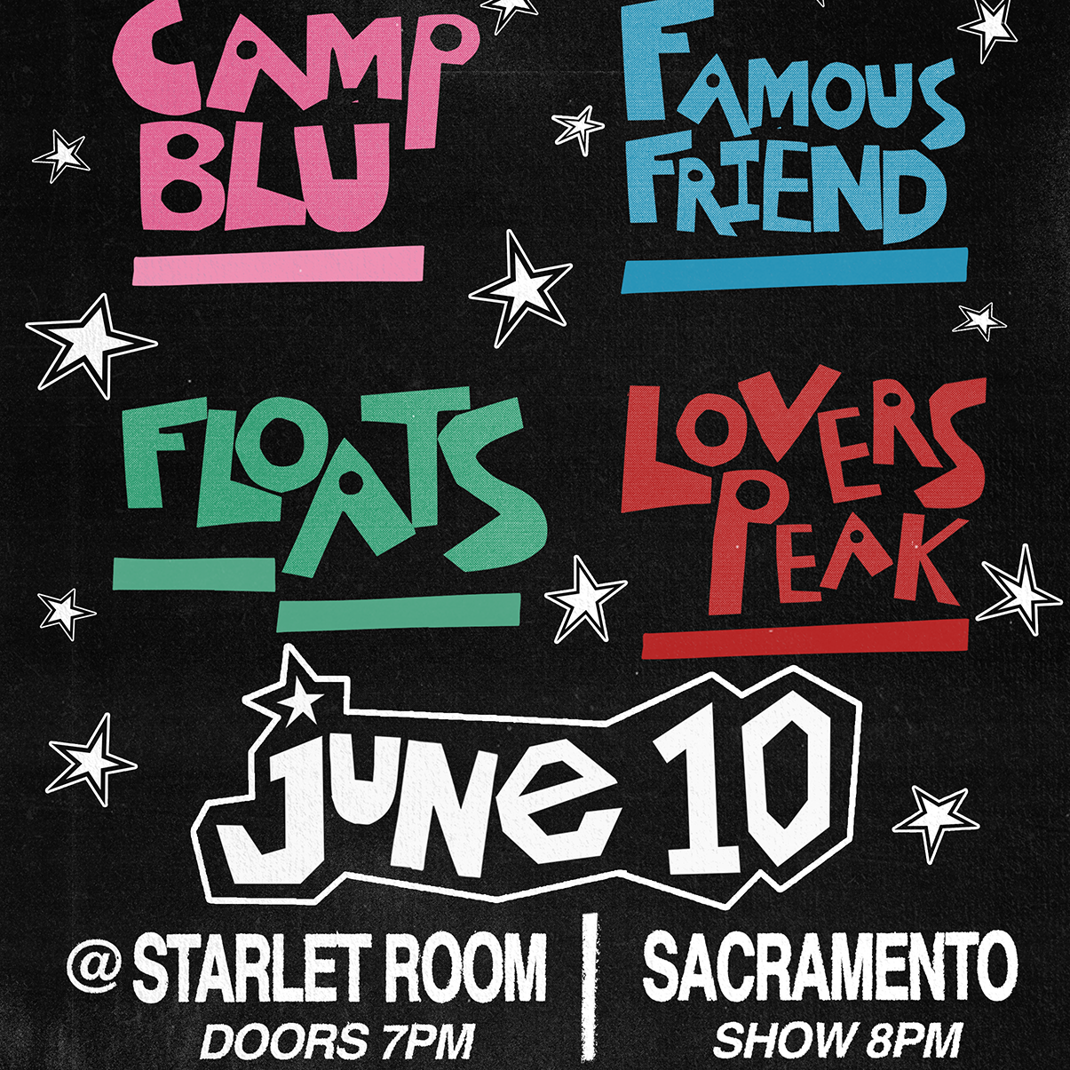 Famous Friend / Floats / Camp Blu / Lover’s Peak