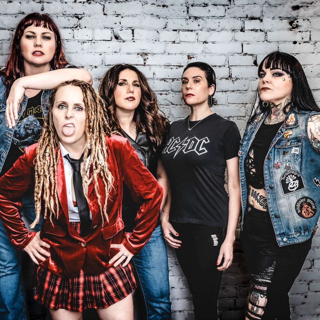 hells belles seattles all female ac dc tribute